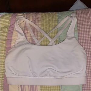 White lululemon bra size 4!